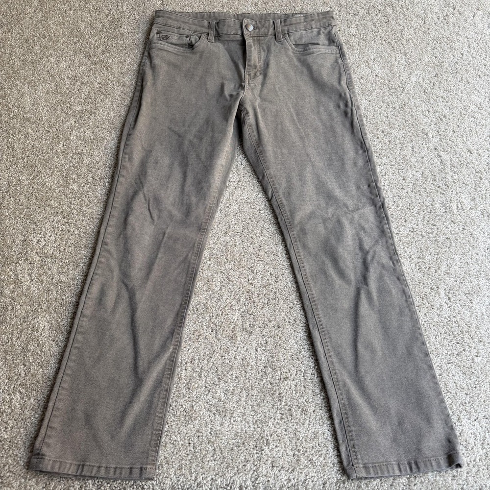 English Laundry Jeans Mens 34x32 Medium Wash Gray Denim Regular Straight Stretch